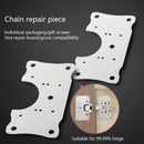 4 Pcs Cabinet Hinge Repair Plate Kit for Protecting Wooden Kitchen Cabinet Door Hinge Repair Plate Furniture Window Drawer Repai