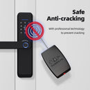 Zemismart Tuya WiFi Smart Elektronisches Türschloss Biometrischer Fingerabdruckzylinder Intelligentes Sicherheitstürschloss Verschlüsselte Schlüssel IC-Karten