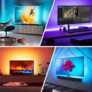 RGB led strip DC5V SMD5050 LED flexible waterproof light  battery power supply with remote control TV decoration lights lighting