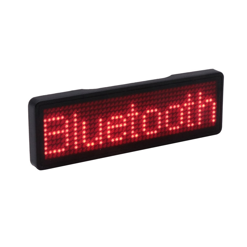 2022 fully new bluetooth LED name badge support multi-language multi-program small LED display HD text digits pattern display