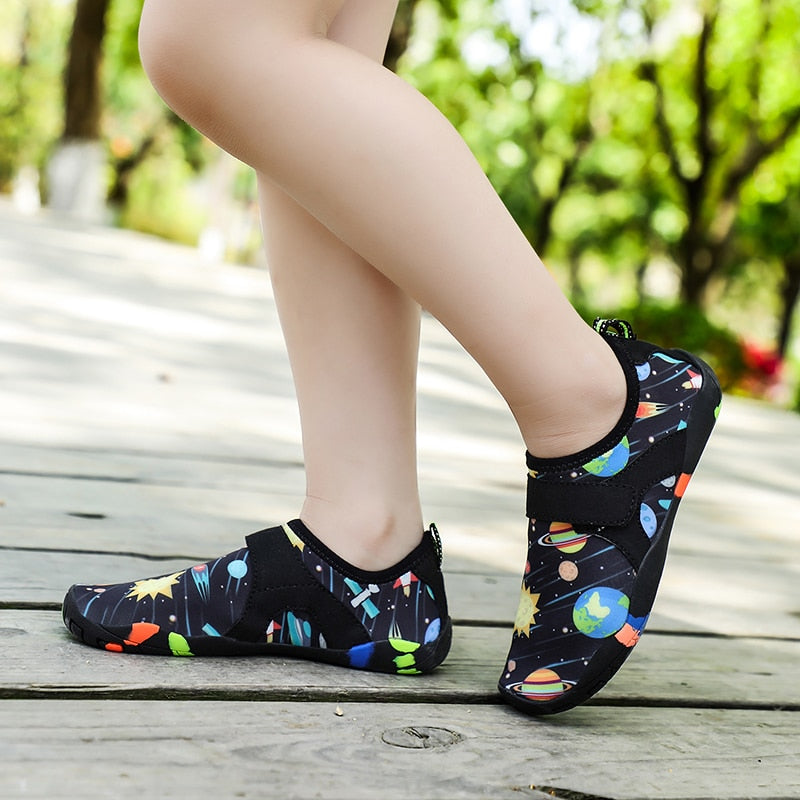 Breathable Barefoot Shoes Kids Water Shoes Children Beach Aqua Socks Outdoor Swimming Sea Water Sport Reef Wading Watershoes