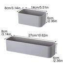 1PC ABS Wandmontierter Kosmetik-Aufbewahrungsbox Badezimmer-Aufbewahrungsregal Wandregal Klebstoff-Aufbewahrungsbehälter Badezimmer-Organizer-Zubehör