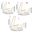 Modern Style Antique Alloy Crystals Agate Display Stand Holder Base Rack Photography Props Tabletop Home Office Decoration