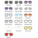 Luxury Square Sunglasses Men Women Brand Designer Retro Alloy Frame Big Sun Glasses Vintage Gradient Male Female Oculos Feminino