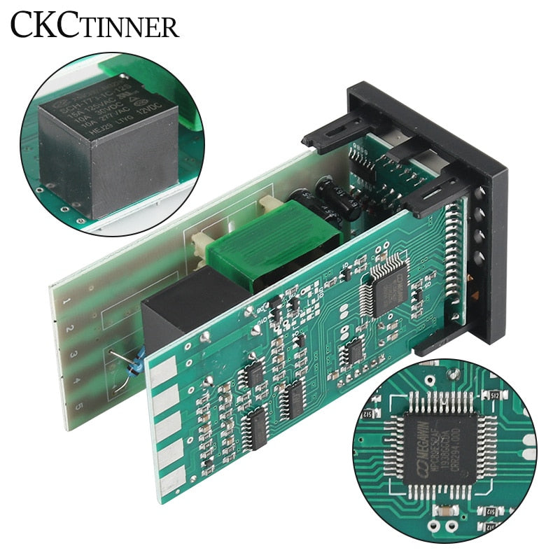 REX-C100 Digital RKC PID Thermostat Temperature Controller digital REX-C100/ 40A SSR Relay/K Thermocouple Probe/heat sink