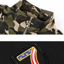 2022 Conjunto Feminino Women's Cotton Casual Spring Camouflage Army Green Two Piece Set 3XL 4XL 5XL Autumn Survetement Clothing