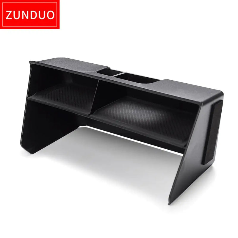 ZUNDUO Car Central Storage Box for VW Golf 8 2020 Interior Accessories Stowing Tidying Center Console Organizer BLACK