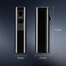 Metal Triple Torch Jet Lighter Turbo Cigar Pipe Lighter With Cigar Cutter Butane Gas Windproof  Lighter Cigarette Christmas Gift