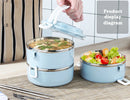 Portable Stainless Steel Thermal Lunch  Box For Kids School Microwave Box Thermal Lunch Box Salad Fruit Food Container Box