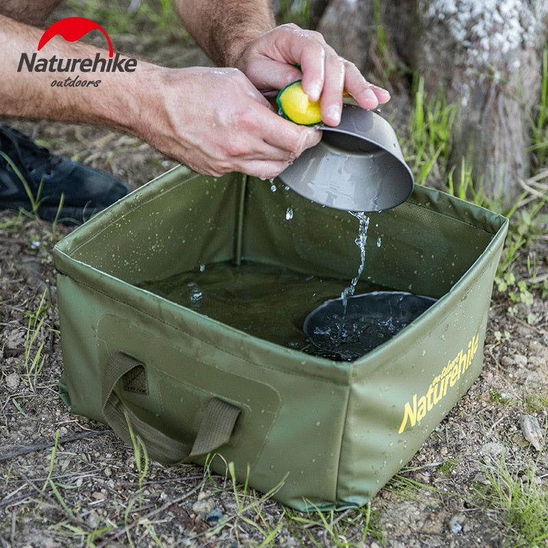 Naturehike Outdoor collapsible square bucket large capacity portable storage bucket home travel bucket