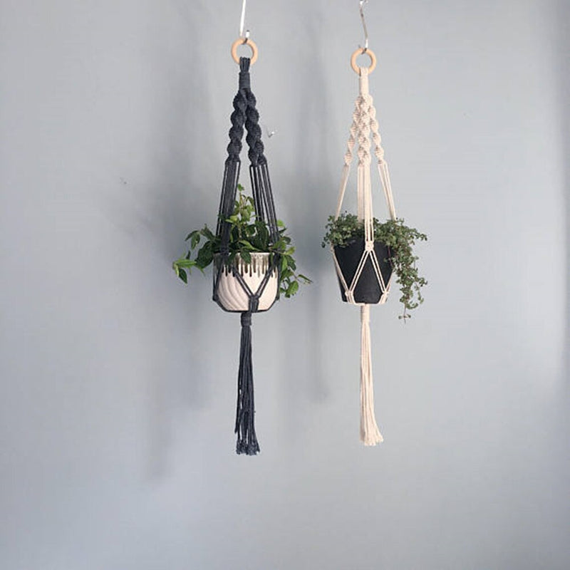 New arrival macrame plant hanger macrame pot hanger macrame plant pot tray plant holder