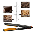 Professioneller Haarglätter Lockenwickler Titan-Keramik-Heizplatte Glätteisen Haarstyling Lockenstab Haarglättung