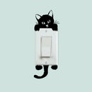 Lustige Süße Katze Hund Lichtschalteraufkleber Wand Cartoon Leuchtende Schalteraufkleber Leuchten Im Dunkeln Wand Haus Schlafzimmer Wohnzimmer Dekoration