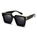 2020 Fashion Classic Luxury Brand Design Oversized Square Sunglasses Women Men Shield Big Frame ins Sun Glasses For Female UV400