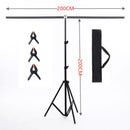 Photography PVC Backdrop Background Support Stand System Metal backgrounds for photo studio with  bags
