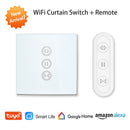 Remote Control Blind Shutter Tuya Smart Life EU WiFi Curtain Touch Switch Voice Control by Google Home Alexa echo App Timer