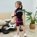 2022 Children's Balance Bike Cycling Clothes Short Sleeve Cycling Jersey Set For Kid Summer Sports Girl Bicycle Clothing