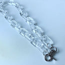 FishSheep Fashion Neon Color Acrylic Chain Necklace For Men Women Harajuku Punk Resin Big Choker Necklace 2020 Fashion Jewelry