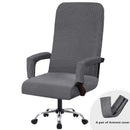 Elastic Office Lift Computer Chair Cover Modern Anti-dirty Boss Gamer Rotating Armchair Seat Case Thickened Armrest Slipcover