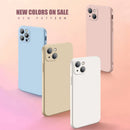 Shockproof Soft Liquid Silicone Case For iPhone 15 13 14 Pro Max Luxury Slim TPU Phone Back Cover For iPhone 11 14Pro 15 Pro