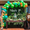 50/100pcs Jungle Safari Dark Green Balloon Garland Kit Balloons Baby Shower Toys Wedding Party Diy Balloons Birthday Decoration