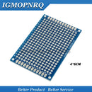 1pcs Double-Sided Protoboard Breadboard Universal Board blue PCB 2*8cm 3*7cm 4*6cm 5*7cm 7*9cm 2.54mm