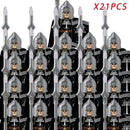 Classic Medieval Movie Elves Dwarf Warrior Iron Foot Dane leader of the Dwarfs Building Blocks LOTR Figures Toys For Children