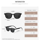 AEVOGUE New Women Retro Outdoor Polarized Sunglasses Transparent Korean Round Fashion Driving Sun Glasses Unisex UV400 AE0850