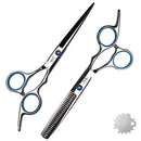 Professional Hairdressing Haircut Scissors 6 Inch 440C Barber Shop Hairdresser's Cutting Thinning Tools High Quality Salon Set