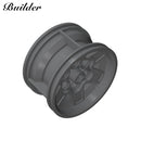 Little Builder 18450/ 56908 Wheel Tyre 81.6x44mm Technological Automobile Building Block DIY Assembly MOC Compatible Toys 1pcs