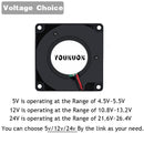 2PCS 40mm 3D Printer Fan 12V 24V 5V 4010 Blower Printer Cooling Accessories DC Turbo Blower Fan Radial Fans 40x40