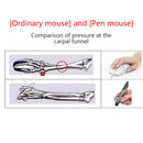 UTHAI Neu 2.4G Kabellose Maus Stift Persönlichkeit Kreativer vertikaler stiftförmiger Stylus Batterie Maus Geeignet für PC und Laptop Mäuse