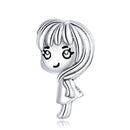 WOSTU New Design 925 Sterling Silver Family Beads Charms Fit Original Bracelet Pendant Fashion DIY Jewelry