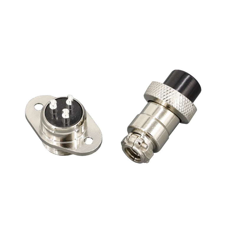 1 Set Aviation Plug and Socket GX16-2/3/4/5/6/7/8/9/10P 16MM Rhombus Flange Seat DF16 Series Aviation Column Connector