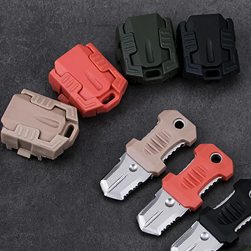 Mini Full blade Webdom System EDC Hang Attach Buckle Molle Hike Backpack Novelty Bushcraft Camp Survive Outdoor Tools