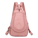 Hochwertiger Rucksack für Damen 2020 Neuer weißer Lederrucksack Schultasche für Teenager-Mädchen Weiblicher Reiserucksack Mochila