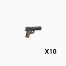 WW2 Military Weapon Building Blocks US Army Figures Guns Two-color Printing M1 Rifle M1A1 Submachine Gun Accessories Toys C270