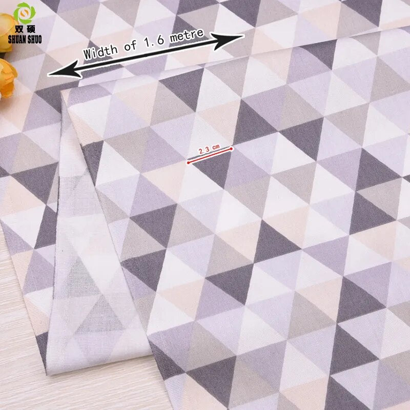 Shuanshuo  Floral Patchwork Fabric Tissue Cloth Of Handmade DIY Quilting Sewing Baby&Children Sheets Dress Meter &8pcs of40*50cm