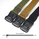 HSSEE Neuer taktischer Herrengürtel, rostfreie, harte Metallschnalle, Militär-Armee-Gürtel, Outdoor-Freizeitgürtel, Herren-Taillengürtel, Geschenk