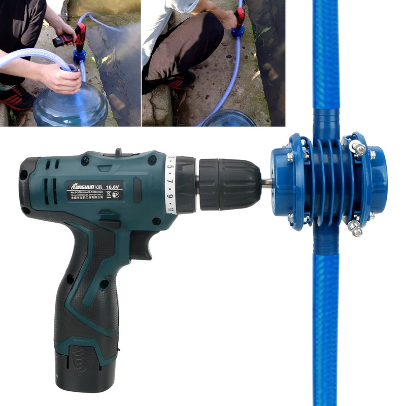 NICEYARD Mini Heavy Duty Self-Priming Hand Electric Drill Water Pump No Power Required Home Garden Centrifugal Pumps