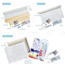 RUOPOTY 60x75cm Frame Paint By Number For Adults Christmas Snow Picture By Numbers Acrylic Paint On Canvas Home Decors Artwork