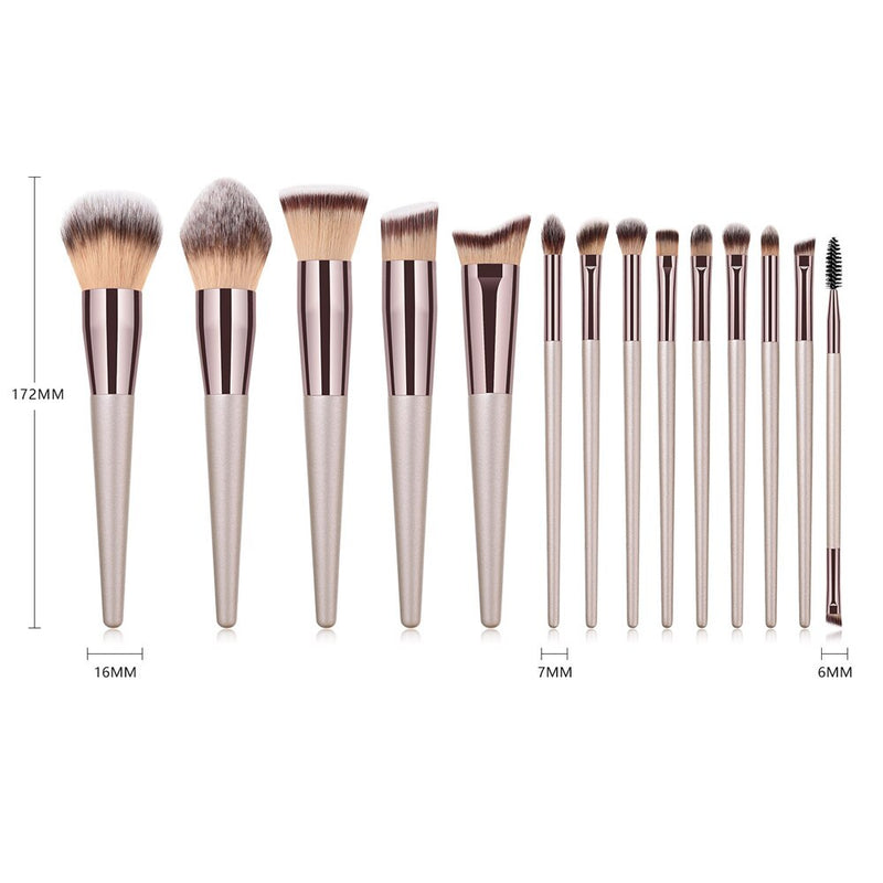 FLD 5/10pcs Super Soft Desiger Makeup Brushes Foundation Powder Blush Eyeshadow Blending Cosmetic Set Tools Brochas Maquillaje