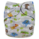 Pororo ecological diapers for baby girl boy Cloth diapers bamboo charcoal washable reusable diapers waterproof double leg gusset