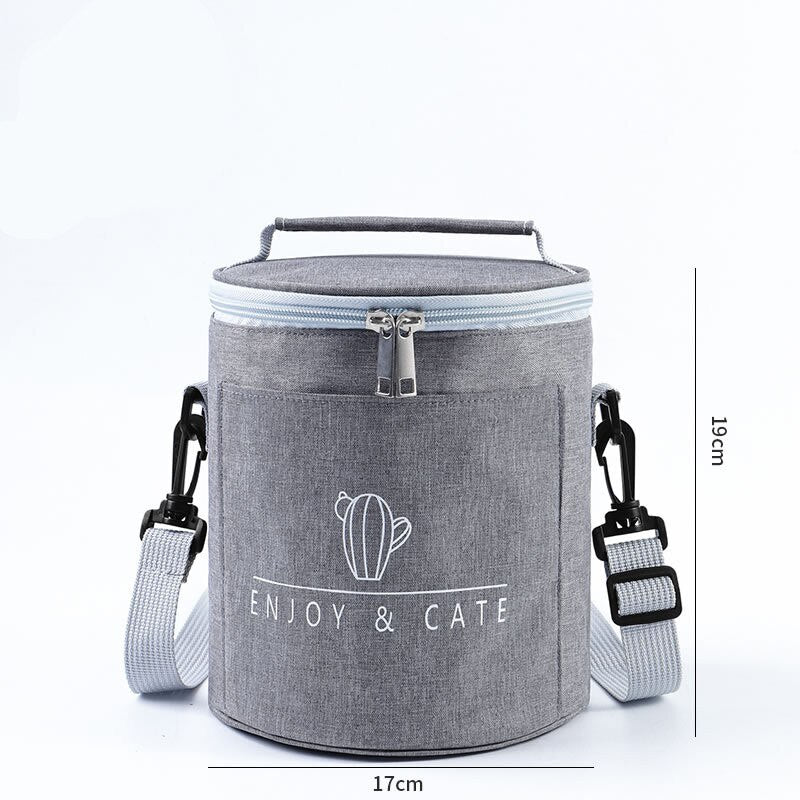 Simplicity Lunch Bag Women Office Luncheon Thermal Package Waterproof Child Outing Fruit Drink Snack Cooler Pouch Accessories