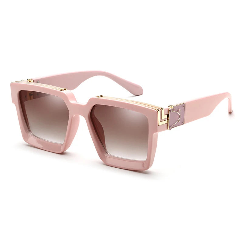 2020 Fashion Classic Luxury Brand Design Oversized Square Sunglasses Women Men Shield Big Frame ins Sun Glasses For Female UV400
