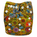 Pororo ecological diapers for baby girl boy Cloth diapers bamboo charcoal washable reusable diapers waterproof double leg gusset