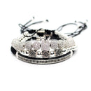 Herrenschmuck Armband Männer Luxus Königsarmreif Set Römische geflochtene Armbänder für Frauen Mode Armband Gold Manschette Freundschaftsgeschenke