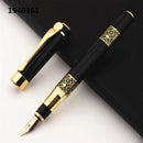 High Quality Black Golden Carving Mahogany Business Office  Fountain Pen School Student  Supplies New  Ink pen ink pen