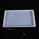 Large Tray Silicone Mold Polygon Crystal Epoxy Resin Casting Molds DIY Handmade Craft Clay Mould Tool Table Decoration Supplies