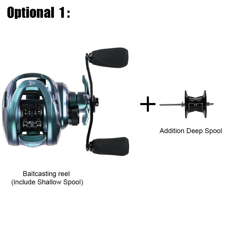 MAVLLOS ATHLON BFS Baitcasting Fishing Reel Left Right Hand NMB Bearing Bait Finesse Ultralight Casting Reels For Fishing Tackle